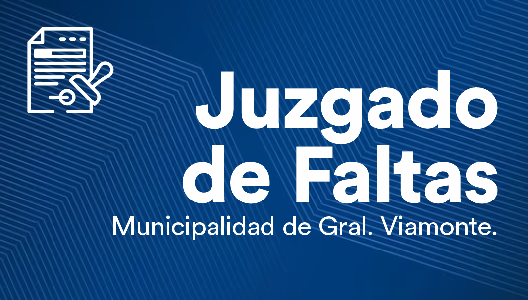 Tramites y consultas. Juzgado de faltas.